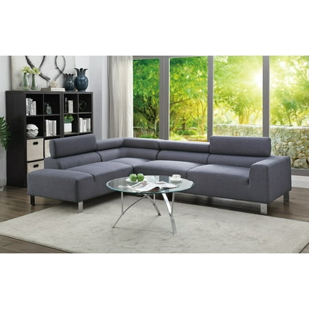 2 piece sectional sofa with chaise mid century electric smooth texture modern 2piece sectional sofa blue grey linen like fabric metal legs 2 piece sectional sofa with chaise mid century electric smooth texture modern 2piece sectional sofa blue grey linen like fabric metal legs